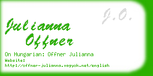 julianna offner business card